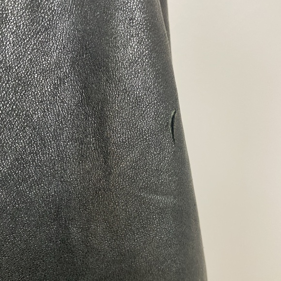 Vintage Gallery Full Leather Jacket Zip front size large - Picture 15 of 15